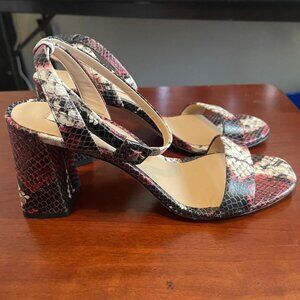 Antonio Melani Gwyn Snake-skin Sandals-Size 7
